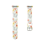 Summer Meadow Silicone Apple Watch Strap