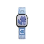 Braided Loop Apple Watch Strap - Baby Blue Kitten