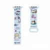 lue Magnetic Apple Watch Strap for Women with vintage cute patterns, comfortable sport replacement wristband.