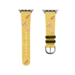 Slim Leather Apple Watch Strap - Sunshine Cherry