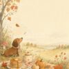 Puppy Picnic - Apple Watch Wallpaper